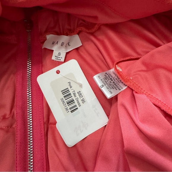 NEW Mable Small Pink Tillie Mini DRESS Fairy Ballerina Dance Party Tulle Halter - Picture 8 of 8